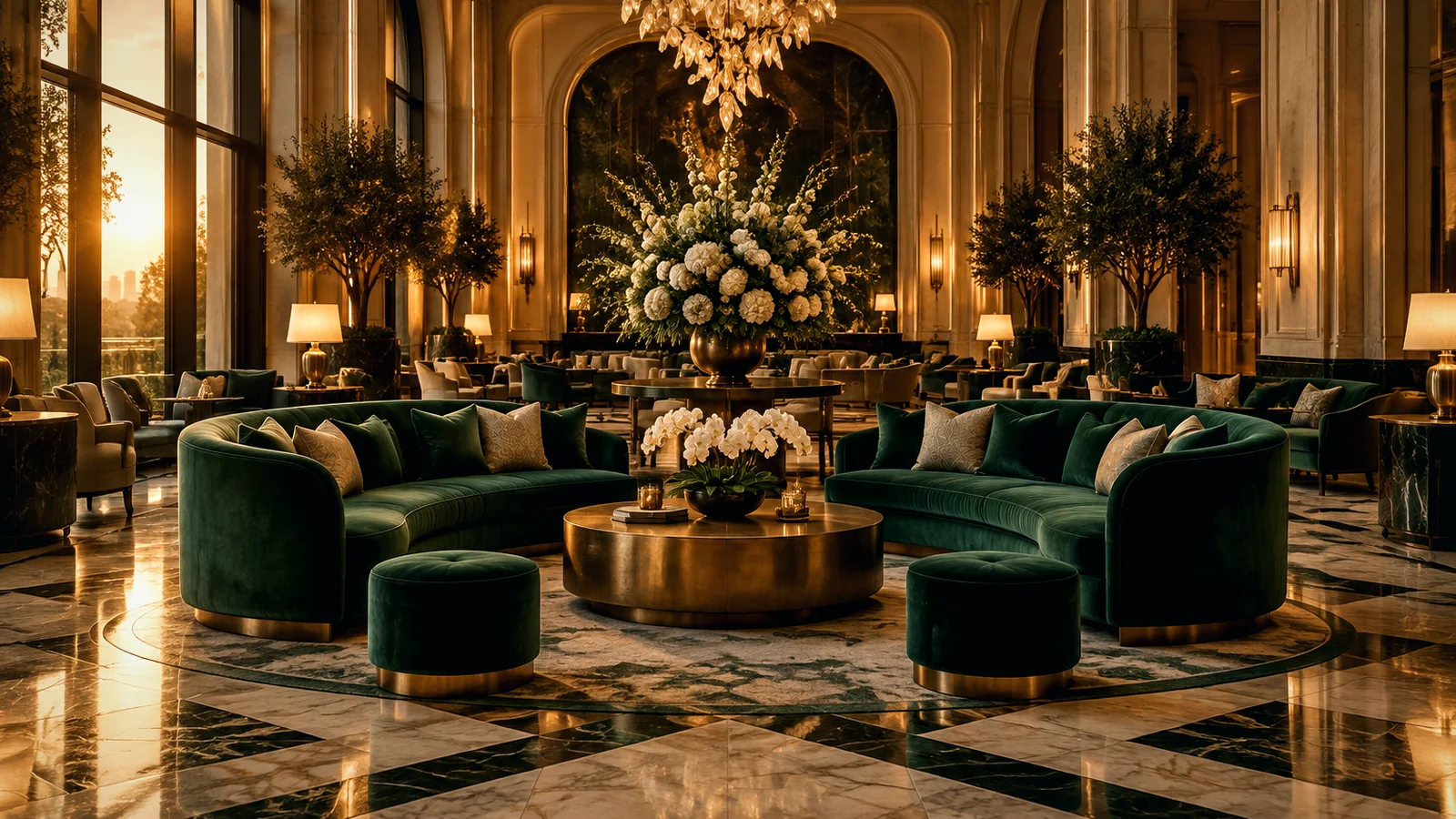 Hotel lobby